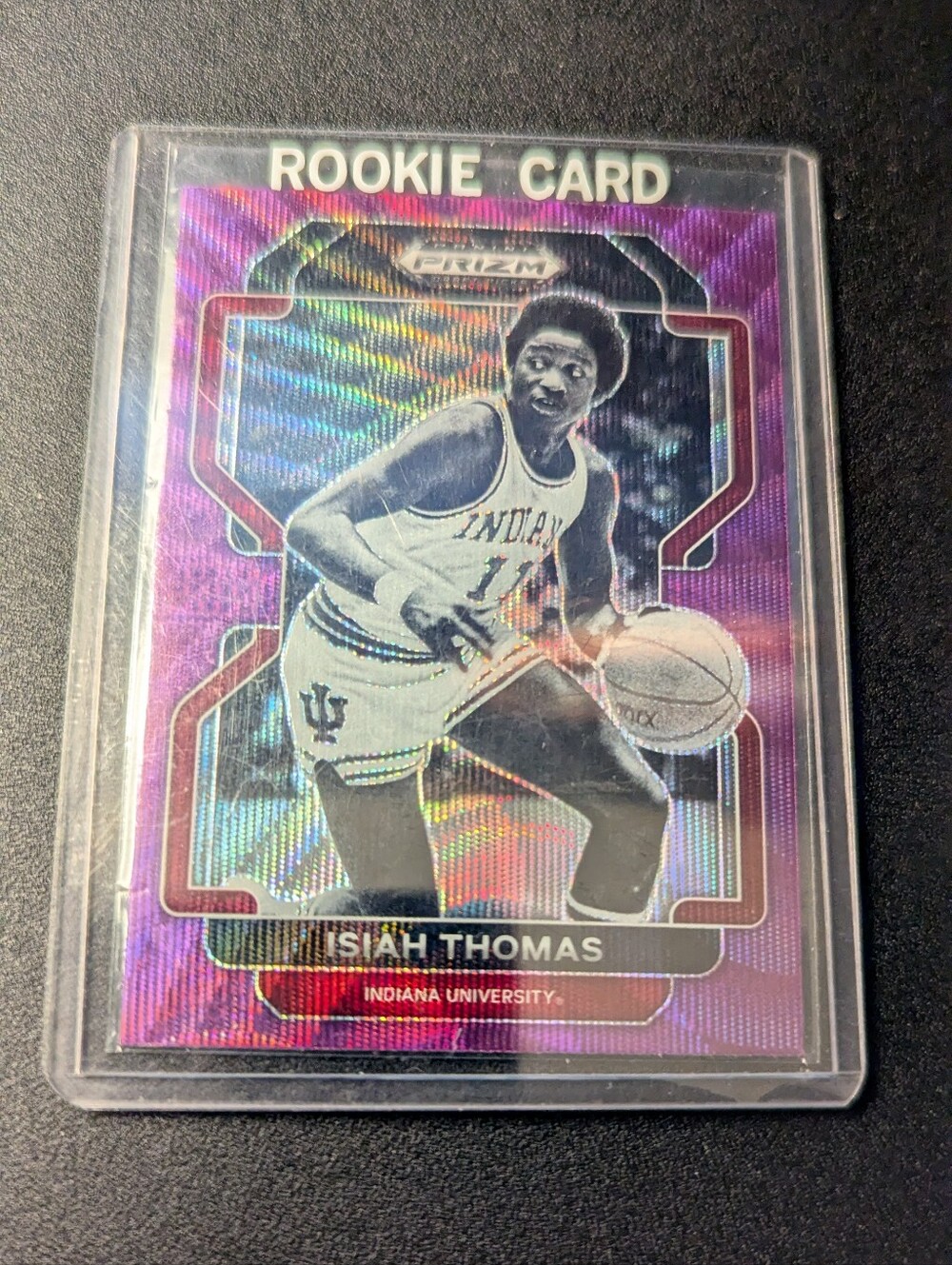 Prizm Rookie Card - Isiah Thomas (Indiana) - Purple Prism